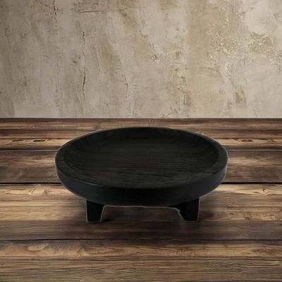 Tamaño personalizado de la torta horneado molde de madera natural taburete de exhibición para platos calientes de cocina sartén