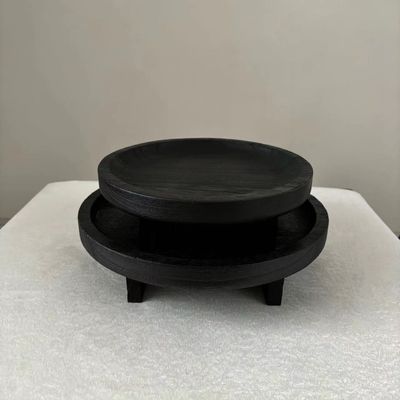 Herramientas de horneado personalizables Taburetes de madera para exhibición caliente de platos Ollas en decoración de cocina