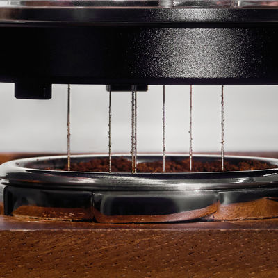 7 agujas negras 0,4 mm WDT herramienta distribuidora de café expreso herramienta distribuidora de agujas de café