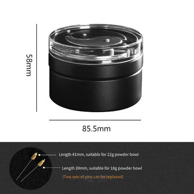 7 agujas negras 0,4 mm WDT herramienta distribuidora de café expreso herramienta distribuidora de agujas de café