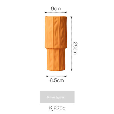 Comprador comercial -Vasos de cerámica hechos para el hogar con diseño de flor de pájaro de latón antiguo