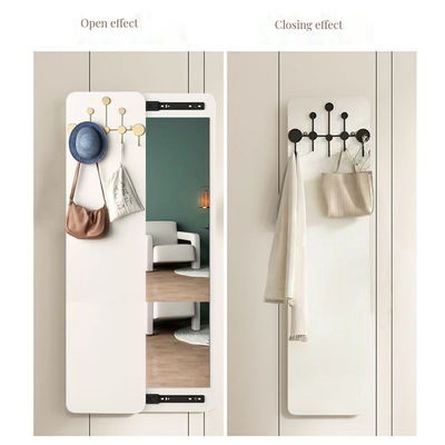 Espejo de pared de lujo de diseño con cinturón de cuero súper artesanal y fancy colgante superior