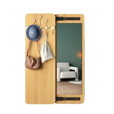 Espejo de pared de lujo de diseño con cinturón de cuero súper artesanal y fancy colgante superior