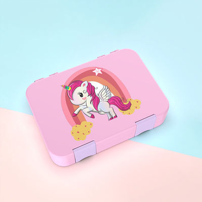 2 capas de fibra de bambú Bento en 6 colores incluye cubiertos para adultos