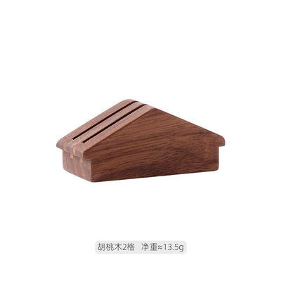 Estante de filtro de té Walnut Espresso de estilo americano de 58 mm para café en el hogar del restaurante