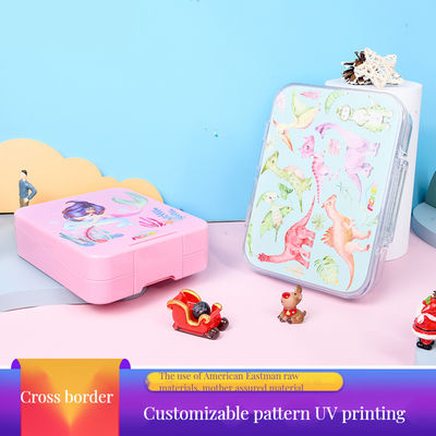 Caja de comida aislada para niños con 3 compartimentos y contenedor de silicona a prueba de fugas