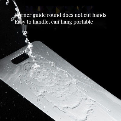 Tabla de corte de doble cara de bambú de acero inoxidable de tamaño personalizado para titanio de grado alimenticio