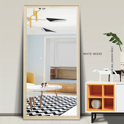 Espejo de piso de vidrio de diseño moderno para el dormitorio