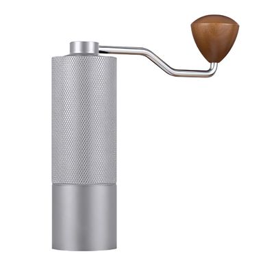 Manual de manija de madera de acero inoxidable Grinder de café de aleación C2 para herramientas de café y té