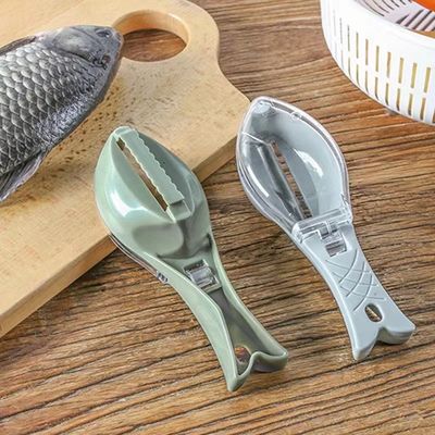 Herramienta de limpieza de la cocina sin resbalón Remover rápidamente la piel de pescado