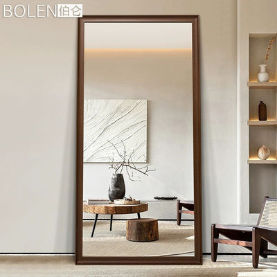 Espejo de vestidor de tamaño corporal completo con soporte de soporte Material de vidrio ecológico