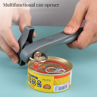 Abridor de latas de cocina de tamaño personalizado con perno de giro fácil y abrebotellas de acero inoxidable