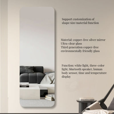 Espejo de baño anti niebla de diseño moderno para decoración de vestuario elegante