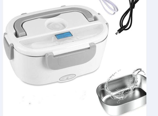 238*170*108mm Contenedores de cajas de almuerzo eléctricas 304 Acero inoxidable Contenedor de alimentos calefactables