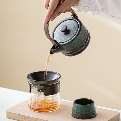 CLÁSICO Económico 100% de acero puro caldera de té cobre antiguo para el hogar y el hotel cerámica