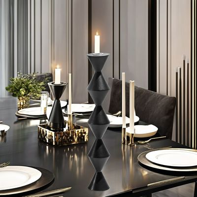 Oportunidad del Día de San Valentín Candela de metal de calabaza de hierro para decoración del hogar europeo de lujo