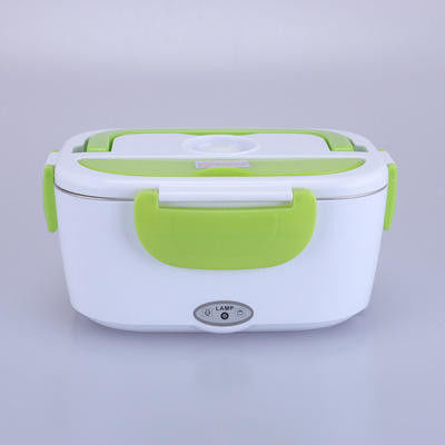 Diseño plegable plegable portátil USB calefacción silicona Bento caja de almuerzo para el almacenamiento de alimentos