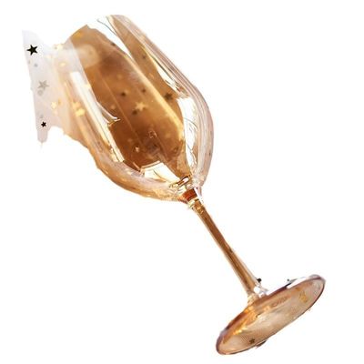 Vidrios clásicos de vino de Borgoña y Burdeos hechos de material cristalino sin plomo de Direct