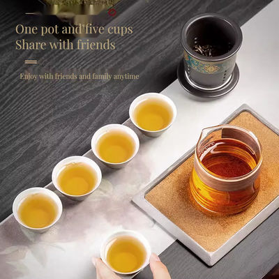 Conjunto de regalo de logotipo personalizado con lápiz Conjunto de té estilo de diseño de cuaderno