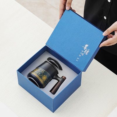 Conjunto de regalo de logotipo personalizado con lápiz Conjunto de té estilo de diseño de cuaderno