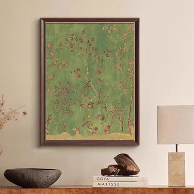 Diseño de hotel único Decoración de pared refinada con impresión digital de pintura al óleo abstracta