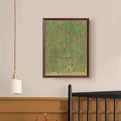 Diseño de hoteles Canvas Arte mural con sofisticada pintura al óleo abstracta moderna y marco