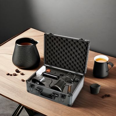 Caja de regalos incluida Conjunto de café cerámico Kit moderno de elaboración a mano con diseño minimalista