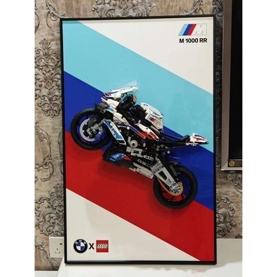 Art Déco estilo decorativo colgante de pintura marco de pared y pantalla de mesa para propietarios de automóviles