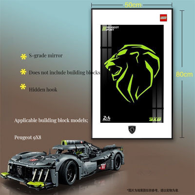 Art Déco estilo decorativo colgante de pintura marco de pared y pantalla de mesa para propietarios de automóviles