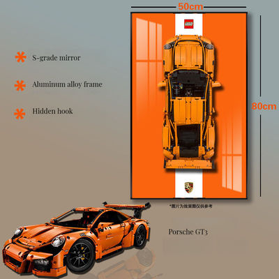 Art Déco estilo decorativo colgante de pintura marco de pared y pantalla de mesa para propietarios de automóviles