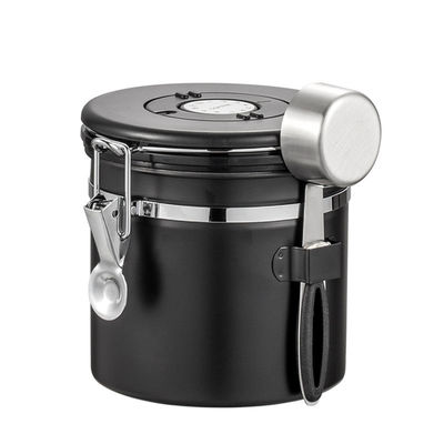 Contenedor de almacenamiento de granos de café de acero inoxidable multifuncional con logotipo personalizado 1500ml