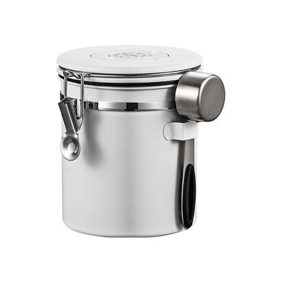 Contenedor de almacenamiento de granos de café de acero inoxidable multifuncional con logotipo personalizado 1500ml