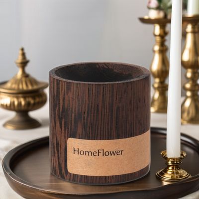 Arte Moderno Estilo Antiguo Fin de Agaro de Reed Difusores y Armonías de velas de madera de nuez