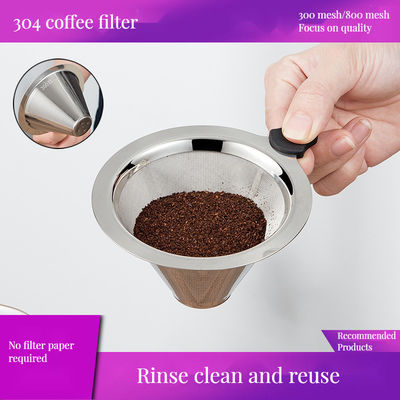 Filtro de goteo de café de acero inoxidable de diseño clásico para restaurantes y cervecerías caseras