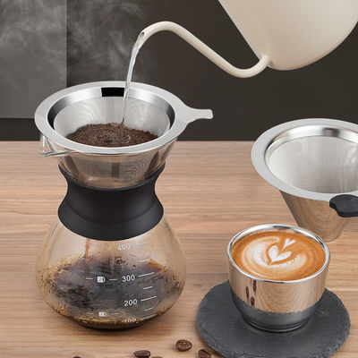 Filtro de goteo de café de acero inoxidable de diseño clásico para restaurantes y cervecerías caseras