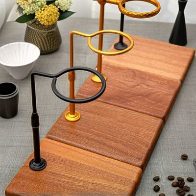 Herramientas de elaboración de café Grado alimenticio Cafetera de goteo de madera Para el final verter sobre la estación