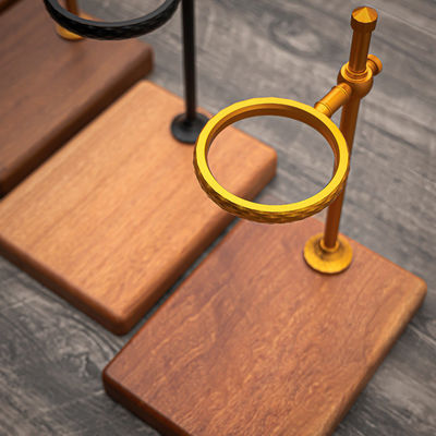 Moderno diseño de cobre goteador soporte de madera maciza verter sobre la estación de café Conjunto para la elaboración de té en casa