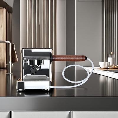 Espresso cepilla de limpieza con anti-escaldado manija de presión máquina de café a vapor esencial