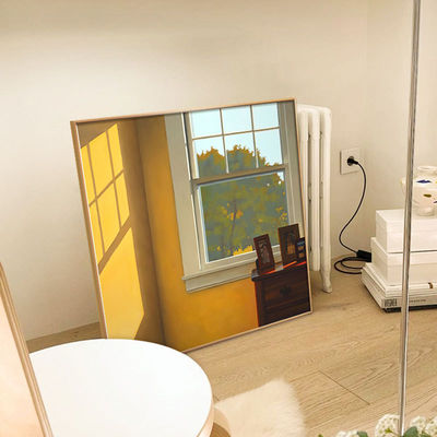 Naturaleza muerta de estilo nórdico moderno pintura de lienzo con marco de aluminio y ventana de sol