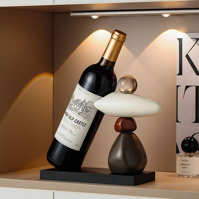 Estilo de diseño Art Deco Lujo de bambú Wine Cooler para el elemento decorativo funcional