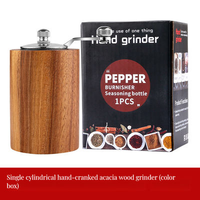 Botella de moler de pimienta de uso doméstico de grueso ajustable