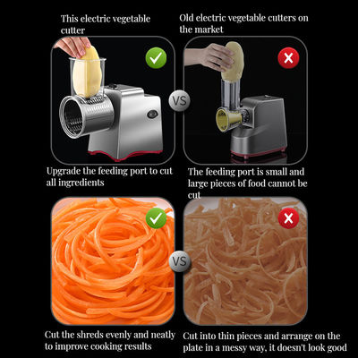 Grater eléctrico para zanahorias y alimentos cortador de verduras de mano frutas verduras