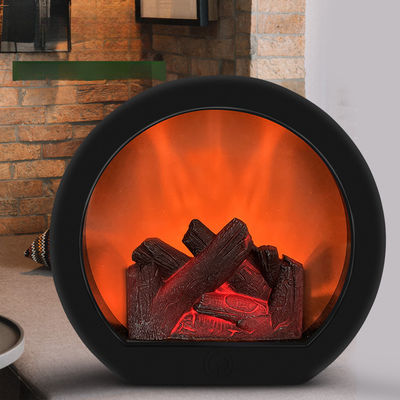 Artículo para la lámpara de pared LED de Navidad Batería de toque Lámpara de aceite de llama Material plástico en rosa