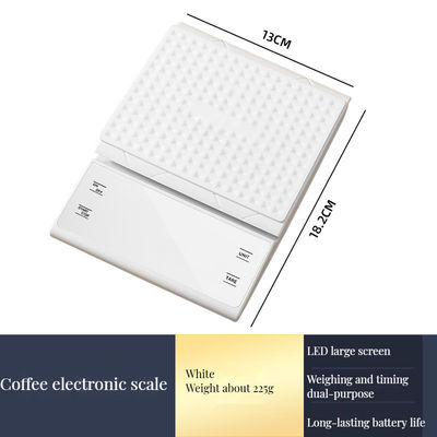Dispositivo de medición de peso digital ABS para cocina 3kg/0.1g Tiempo de balanza de café