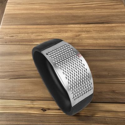 Prensas de ajo Accesorios de cocina de acero inoxidable con cepillo de limpieza Uso de vegetales de bambú