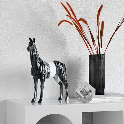 Color personalizado Esculturas de animales modernas nórdicas Art Deco para decoración de estudio de oficina en el hogar