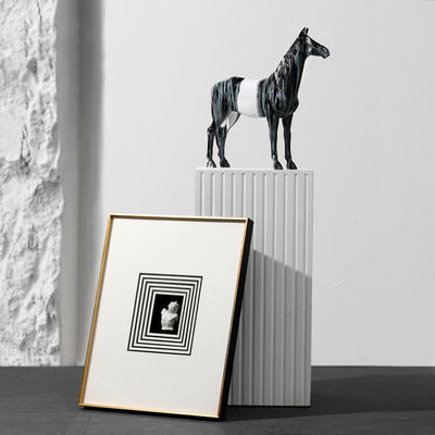 Color personalizado Esculturas de animales modernas nórdicas Art Deco para decoración de estudio de oficina en el hogar