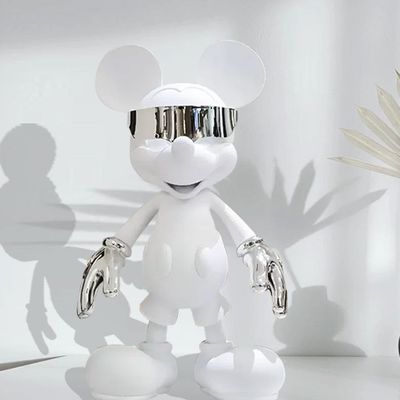 Ornamentaciones de cerámica contemporáneas de Cyberpunk Mickey Mouse para el salón y el suelo del porche