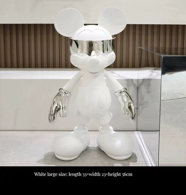 Ornamentaciones de cerámica contemporáneas de Cyberpunk Mickey Mouse para el salón y el suelo del porche