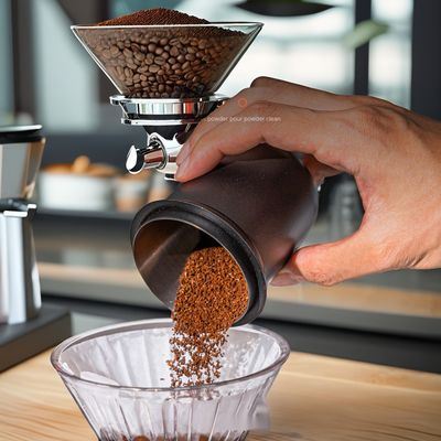 Jarrón de almacenamiento de café Acero inoxidable moderno plástico microondas Máquinas de café cocina